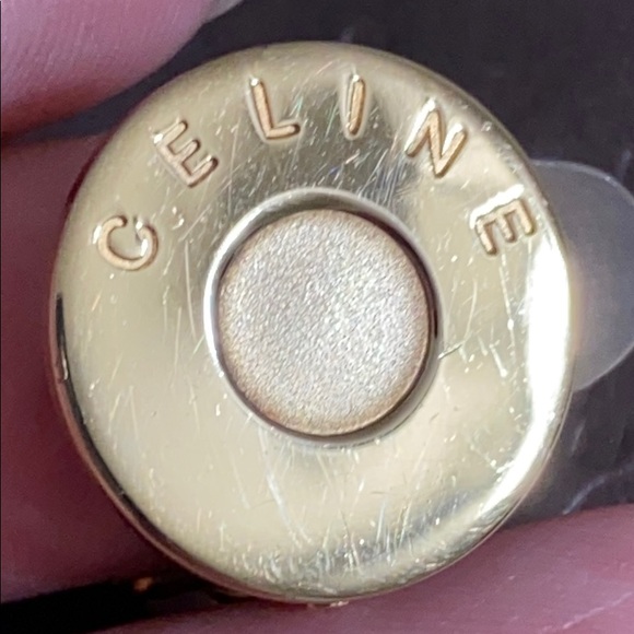 🖤CELINE💕925💕RARE VINTAGE CLIP ON EARRINGS - Picture 12 of 12
